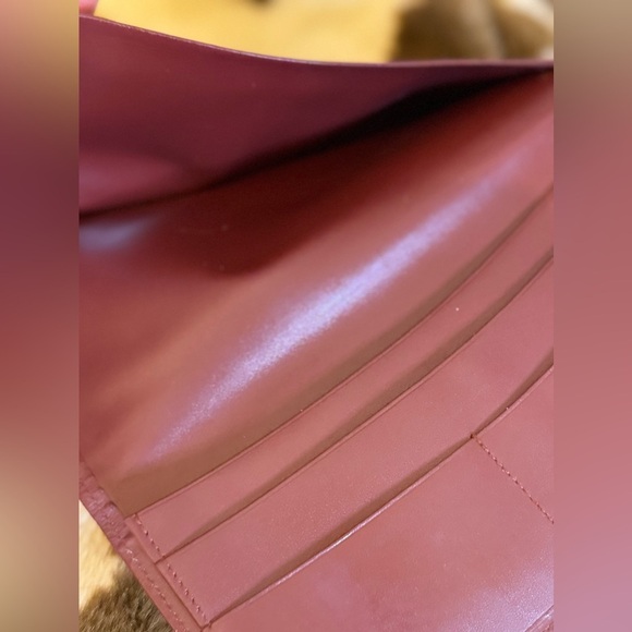 CARTIER Must de Cartier Bordeaux Long Burgundy Leather Wallet - GUC COA - Picture 8 of 9